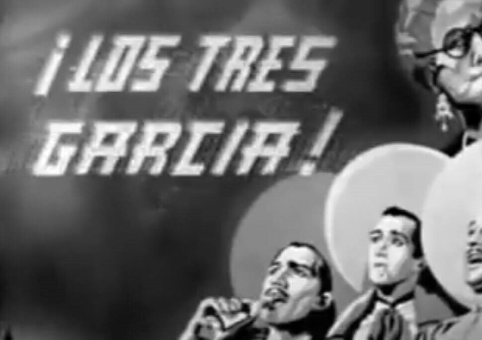 Los tres García con Pedro Infante